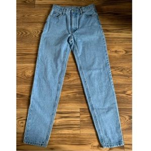 John Galt Womens Size Small Light Wash High Rise Straight Leg Pants 25/26